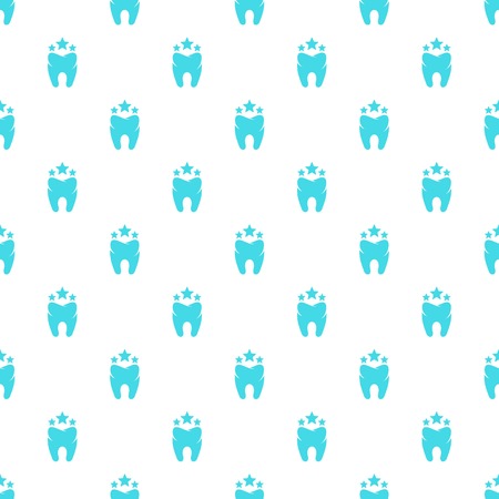 Beautiful tooth pattern seamless vectorのイラスト素材