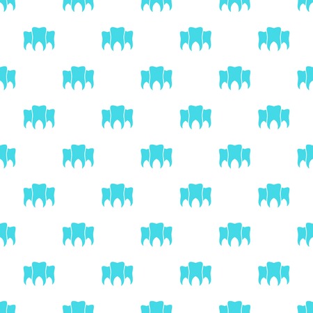 Brittle tooth pattern seamless vectorのイラスト素材