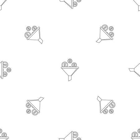 Investment pattern seamless vector repeat geometric for any web designのイラスト素材
