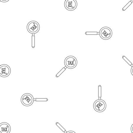 Look at tax pattern seamless vector repeat geometric for any web designのイラスト素材