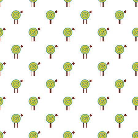 Arrow in target pattern seamless vector repeat for any web designのイラスト素材