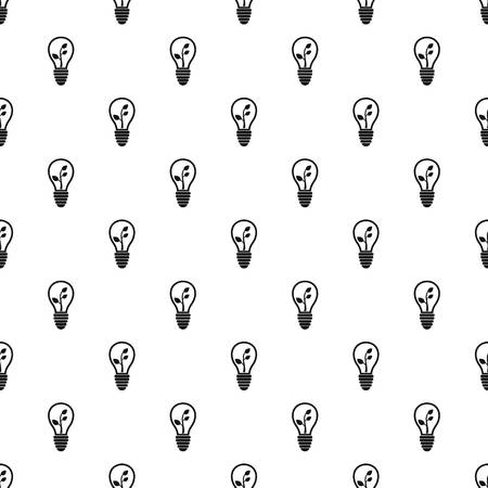 Eco save bulb pattern seamless vector repeat geometric for any web designのイラスト素材