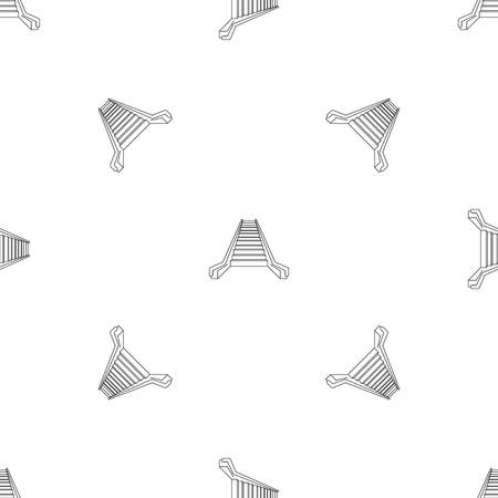 Escalator pattern seamless vector repeat geometric for any web designのイラスト素材