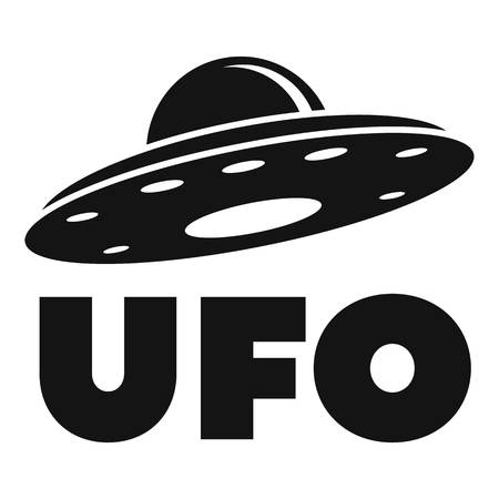 Ufo ship  Simple illustration of ufo ship vector  for web design isolated on white backgroundのイラスト素材