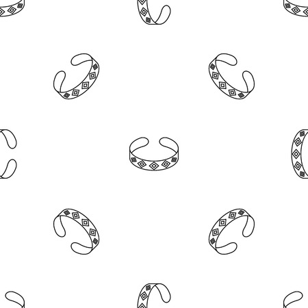 Bracelet pattern seamless vector repeat geometric for any web designのイラスト素材