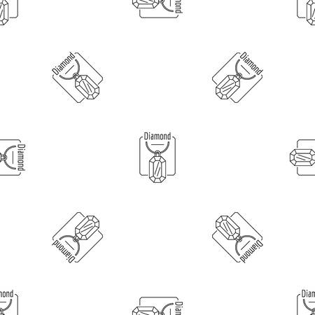 Diamond pattern seamless vector repeat geometric for any web designのイラスト素材