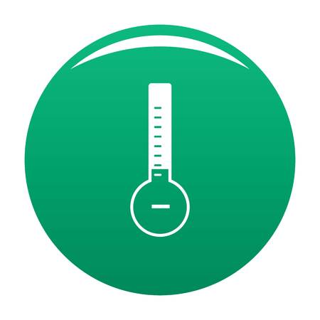 Thermometer cold icon. Simple illustration of thermometer cold vector icon for any design greenのイラスト素材