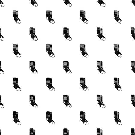 Winter socks pattern seamless vector repeat geometric for any web designのイラスト素材