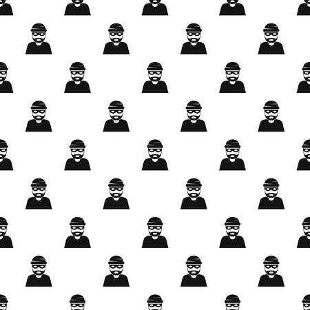 Thief pattern seamless vector repeat geometric for any web designのイラスト素材
