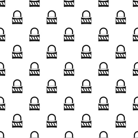 Lock pattern seamless vector repeat geometric for any web designのイラスト素材