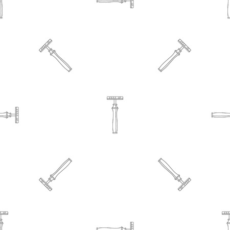 Retro razor pattern seamless vector repeat geometric for any web designのイラスト素材