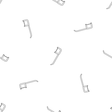 Dental pick pattern seamless vector repeat geometric for any web designのイラスト素材