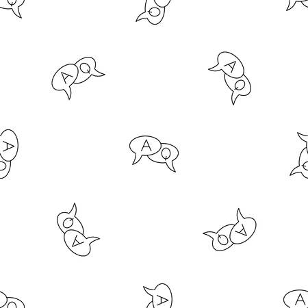 Chat translate pattern seamless vector repeat geometric for any web designのイラスト素材