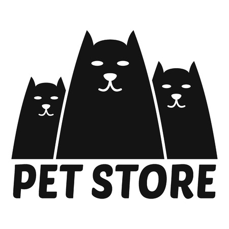 Cat store   simple styleのイラスト素材