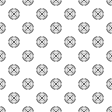 Gun aim pattern seamless vector repeat geometric for any web designのイラスト素材