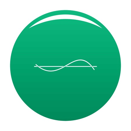 Equalizer meter icon. Simple illustration of equalizer meter vector icon for any design greenのイラスト素材