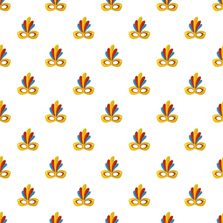 Brazilian carnival pattern seamless vectorのイラスト素材