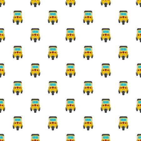 City taxi pattern seamless vectorのイラスト素材