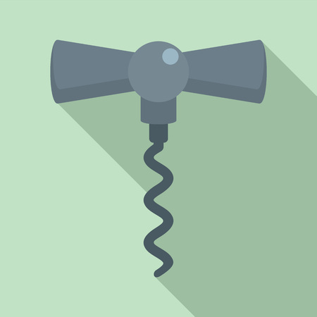 Bottle opener icon, flat styleのイラスト素材