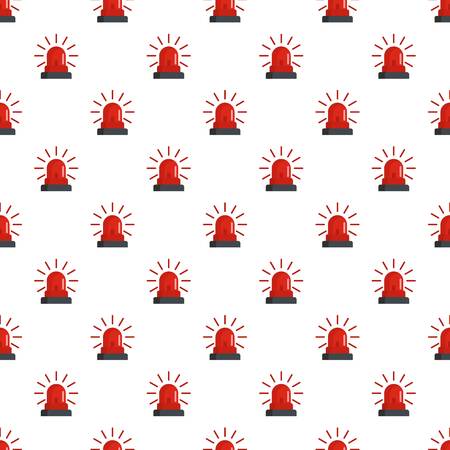 Caution siren pattern seamless vectorのイラスト素材