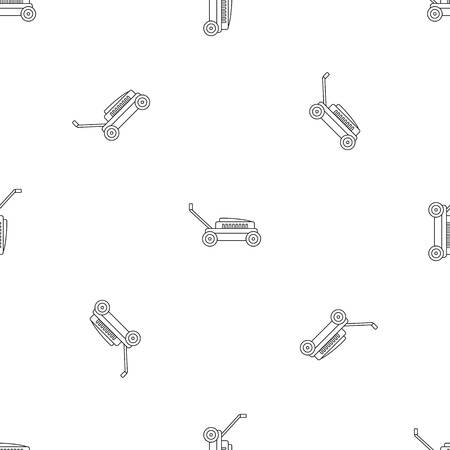 Hand grass cut icon. Outline illustration of hand grass cut vector icon for web design isolated on white backgroundのイラスト素材