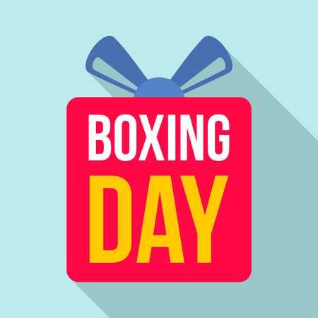 Discount boxing day  set, flat styleの写真素材