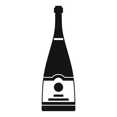 Farm champagne icon. Simple illustration of farm champagne vector icon for web design isolated on white backgroundのイラスト素材