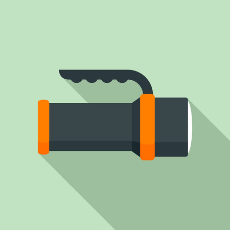 Diving light icon. Flat illustration of diving light vector icon for web designのイラスト素材