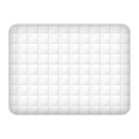 Soft mattress icon. Realistic illustration of soft mattress vector icon for web designのイラスト素材
