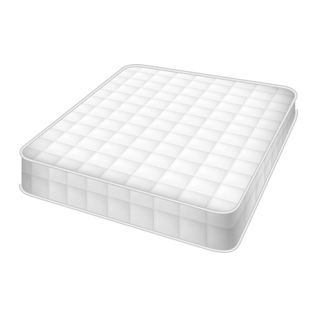 Orthopedic mattress icon. Realistic illustration of orthopedic mattress vector icon for web designのイラスト素材