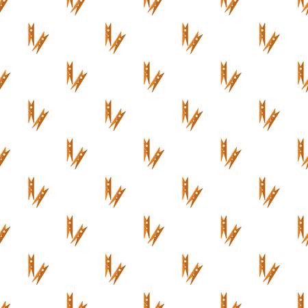 Peg clothes pattern seamless vectorのイラスト素材