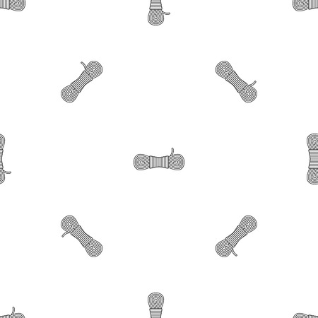 Hiking rope icon. Outline illustration of hiking rope vector icon for web design isolated on white backgroundのイラスト素材