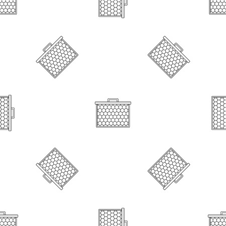 Honeycombs icon. Outline illustration of honeycombs vector icon for web design isolated on white backgroundのイラスト素材