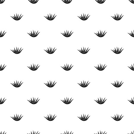 Aloe plant pattern seamless vector repeat geometric for any web designのイラスト素材
