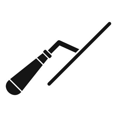 Trowel icon. Simple illustration of trowel vector icon for web design isolated on white backgroundのイラスト素材
