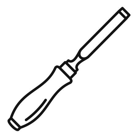 Metal rasp icon. Outline metal rasp vector icon for web design isolated on white backgroundのイラスト素材