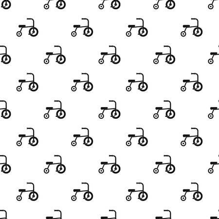Little tricycle pattern seamless vector repeat geometric for any web designのイラスト素材