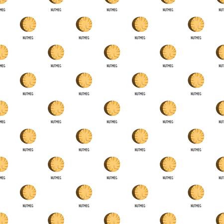 Nutmeg pattern seamless vectorのイラスト素材