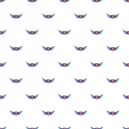 Usa law and order pattern seamless vectorのイラスト素材