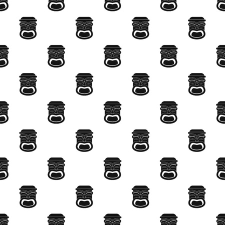 Wood idol pattern seamless vectorのイラスト素材