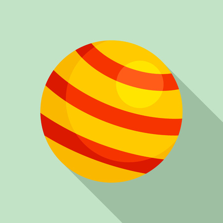 Pet ball toy icon, flat styleの写真素材