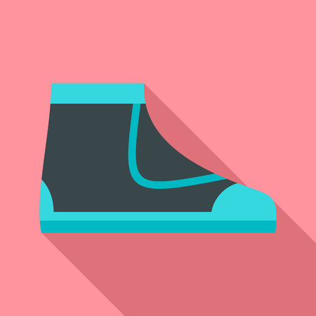 Diving boot icon. Flat illustration of diving boot icon for web designの写真素材