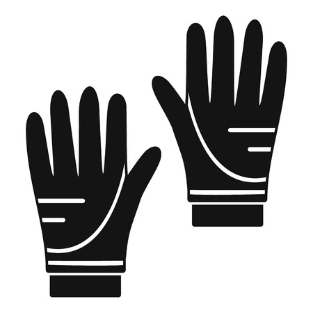 Diving gloves icon. Simple illustration of diving gloves icon for web design isolated on white backgroundの写真素材