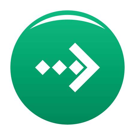 Arrow icon in black. Simple illustration of arrow icon vector isolated on white backgroundのイラスト素材