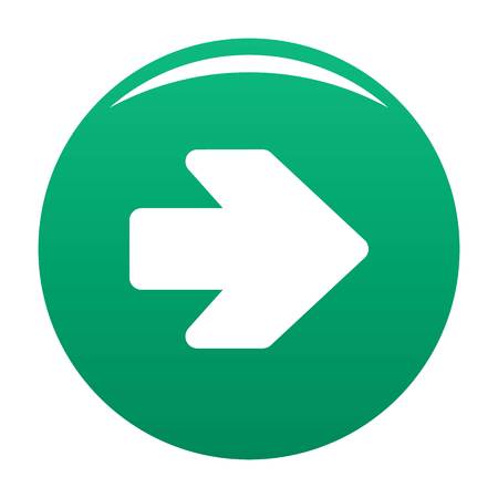 Arrow icon in black. Simple illustration of arrow icon vector isolated on white backgroundのイラスト素材