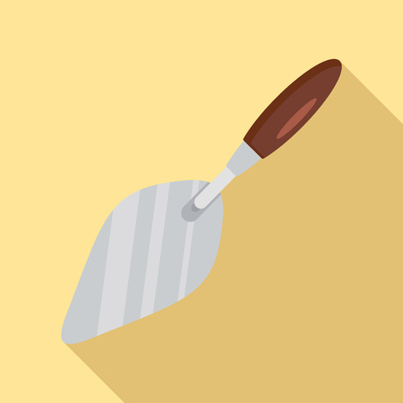 Trowel tool icon, flat styleの写真素材