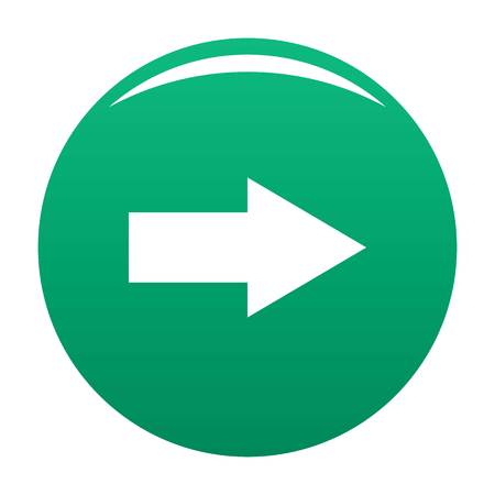 Arrow icon in black. Simple illustration of arrow icon vector isolated on white backgroundのイラスト素材