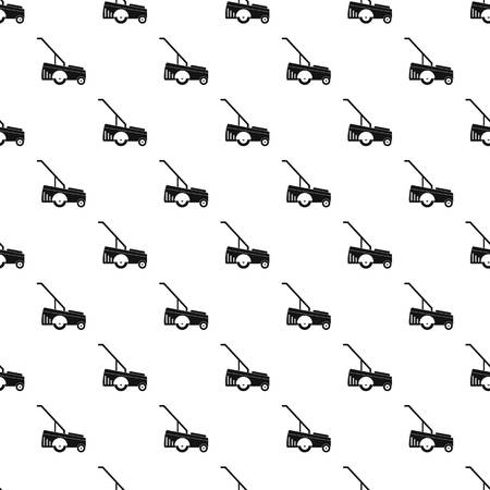 Motor grass cutter pattern seamless vector repeat geometric for any web designのイラスト素材