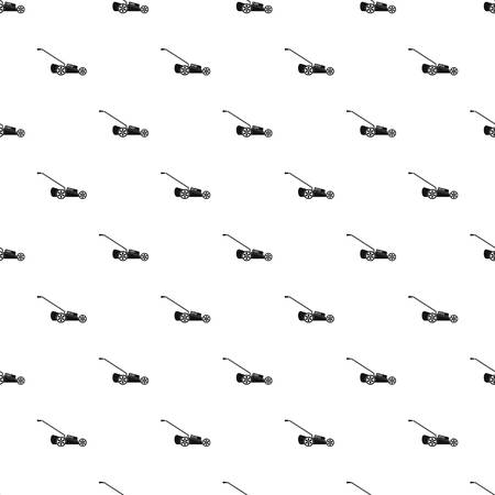 Grass cut machine pattern seamless vectorのイラスト素材