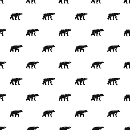 Male polar bear pattern seamless vector repeat geometric for any web designのイラスト素材
